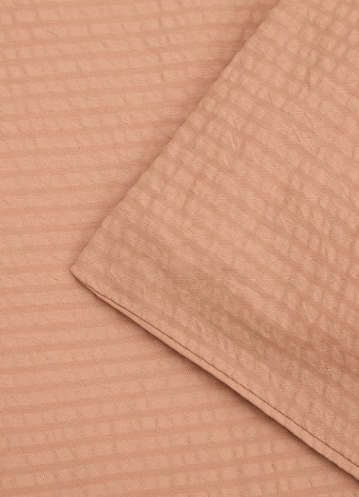 Crisp Sheets Crisp dekbedovertrekset van katoen - inclusief kussensloop - detail orange