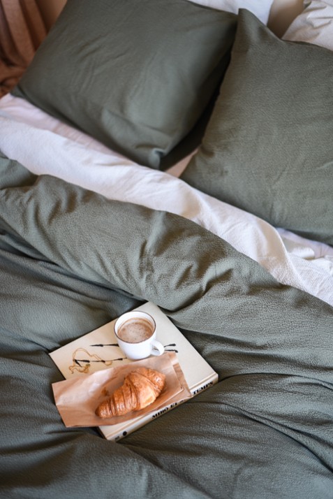 Crisp Sheets CRISP kussensloop van katoen in 2-pack - detail 4 legergroen