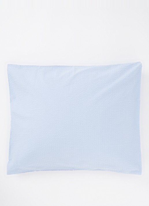Crisp Sheets Crisp kussensloop van katoen in 2-pack - voorkant 2 lichtblauw
