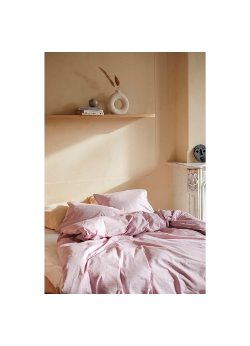 Crisp Sheets CRISP kussensloop van katoen in 2-pack - voorkant 4 oudroze