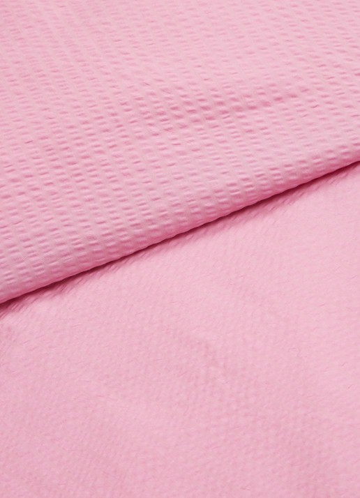Crisp Sheets Dekbedovertrekset van katoen 144 TC - inclusief kussenslopen - detail roze