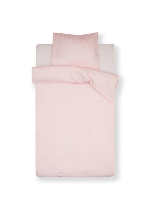 Crisp Sheets Smooth Waffle dekbedovertrekset van katoensatijn 200TC - inclusief kussenslopen