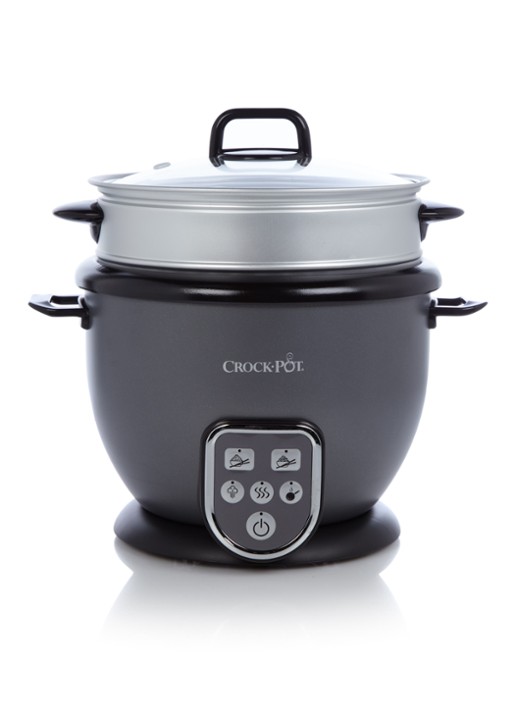 Crock-Pot Rijstkoker 1,8 liter CRR029 - voorkant 6 antraciet