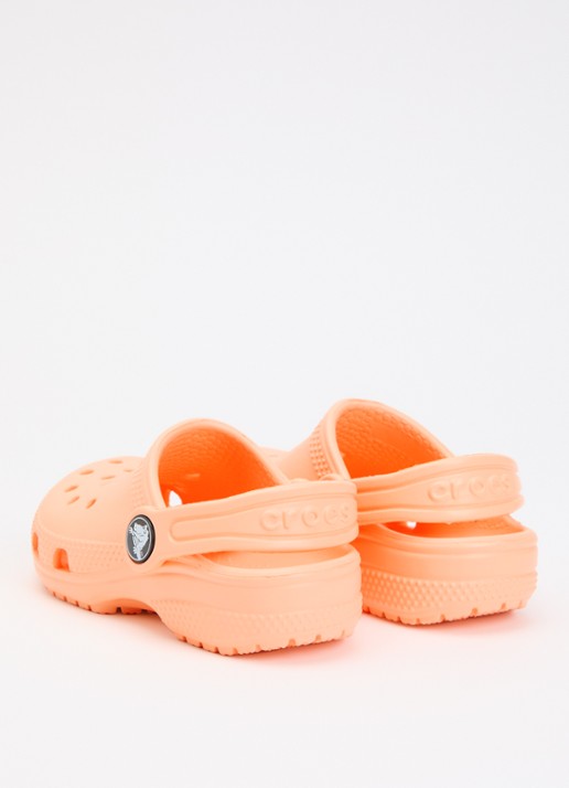 Crocs Classic Clog instapper met logo - achterkant 4 orange