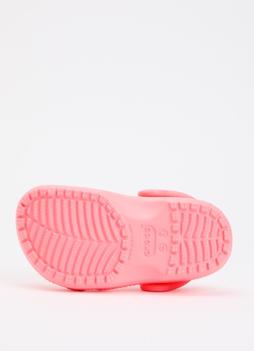Crocs Classic Clog instapper met logo - detail 4 roze