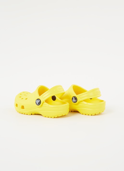 Crocs Classic Clog instapper - detail 3 geel