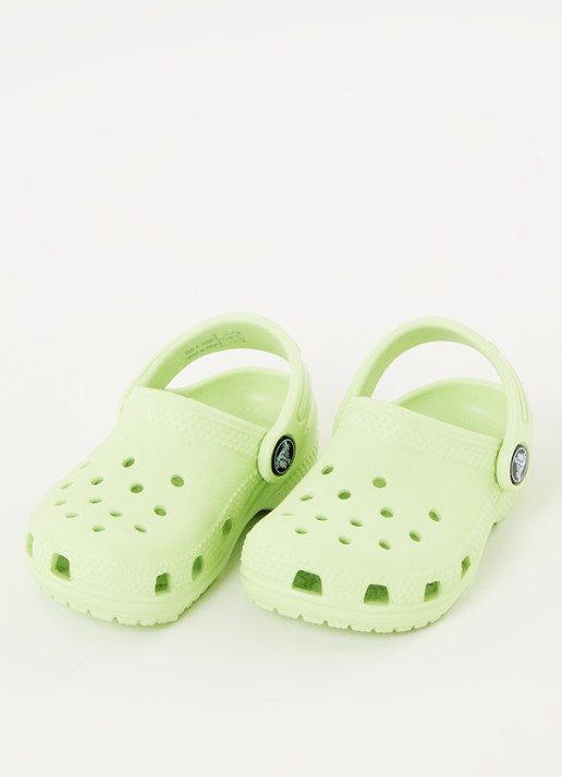 Crocs Classic Clog instapper - voorkant 2 lichtgroen