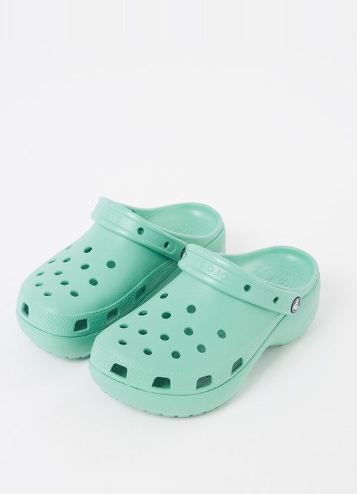 Crocs Classic Platform instapper - detail 2 mint