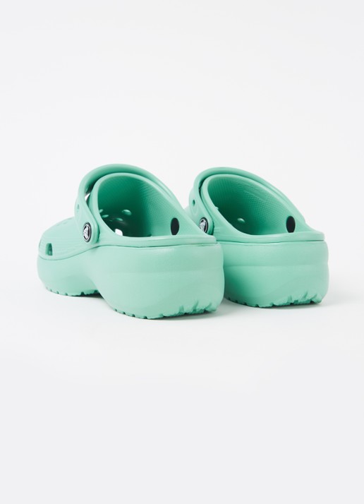 Crocs Classic Platform instapper - detail 3 mint