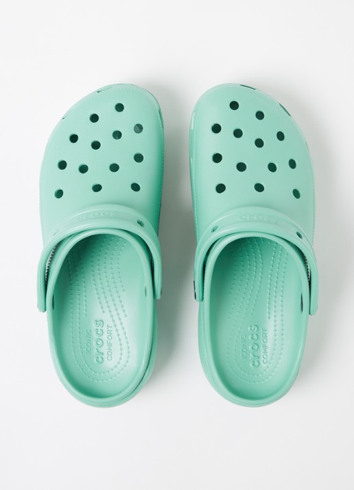 Crocs Classic Platform instapper - detail 4 mint