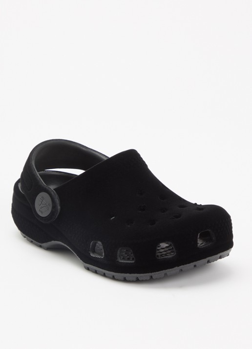 Crocs Classic Velvet Clog instapper met logo