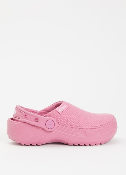 Crocs Crafted Clog instapper met gebreid bovenwerk