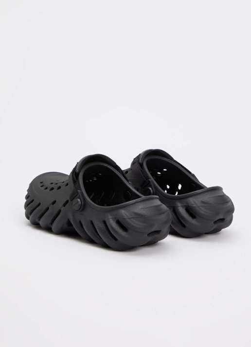 Crocs Echo Clog instapper van rubber - achterkant 4 zwart