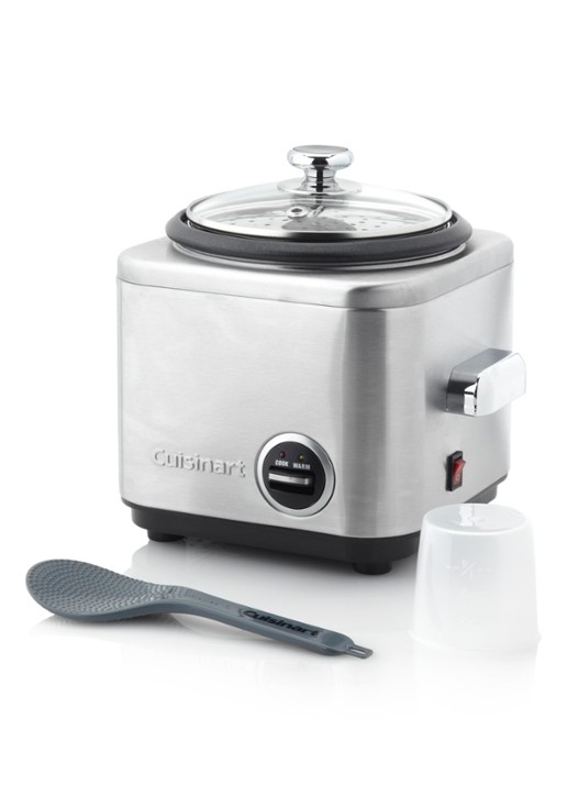 Cuisinart Rijst- en granenkoker 0,8 liter CRC400E - voorkant 7 zilver
