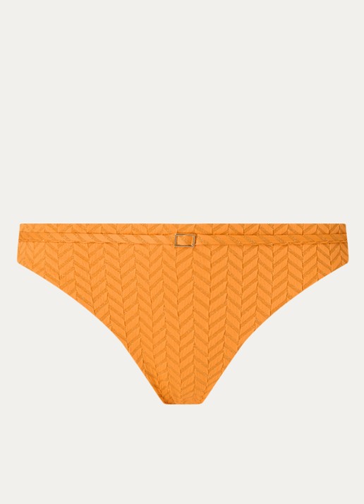 Cyell Bikinislip met gespdetail - voorkant geel