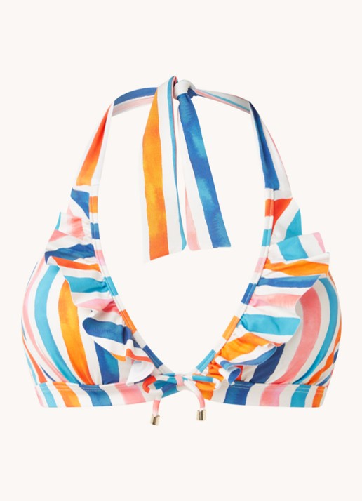 Cyell Felicidade voorgevormde triangel bikinitop - voorkant 3 wit