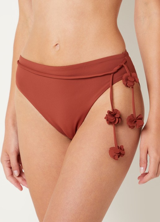 Cyell Henna Vibes bikinislip - voorkant 2 kastanjebruin