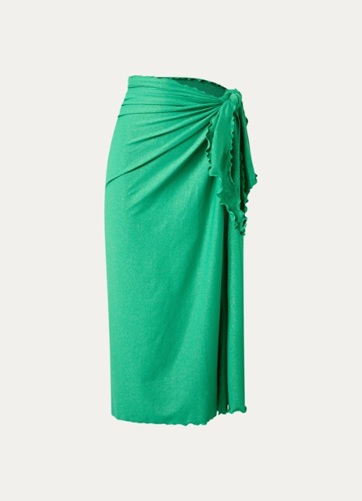 Cyell Pareo met lurex 109 x 100 cm - voorkant 3 groen