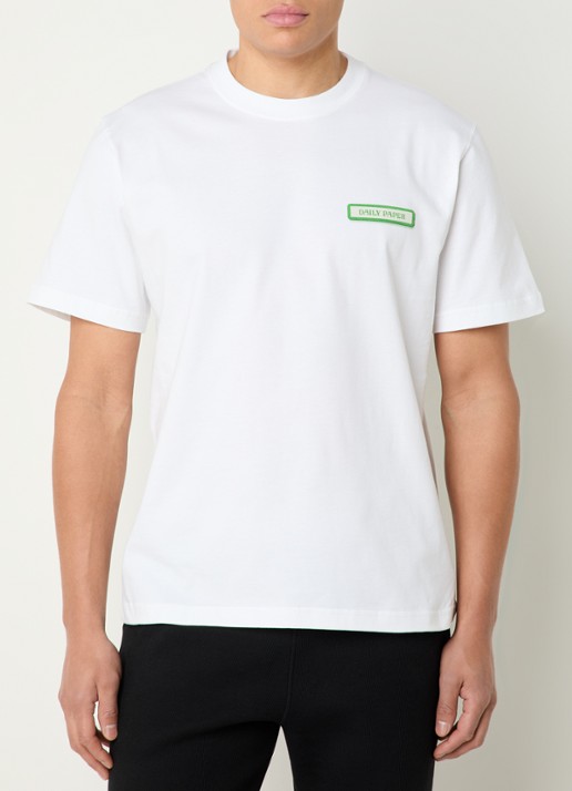 Daily Paper Air freshener T-shirt met logo - achterkant 4 wit