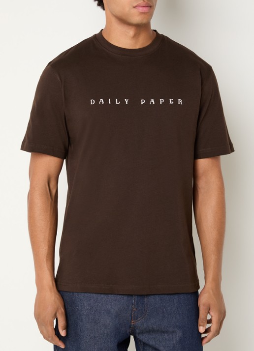 Daily Paper Alias Dias T-shirt met logoborduring