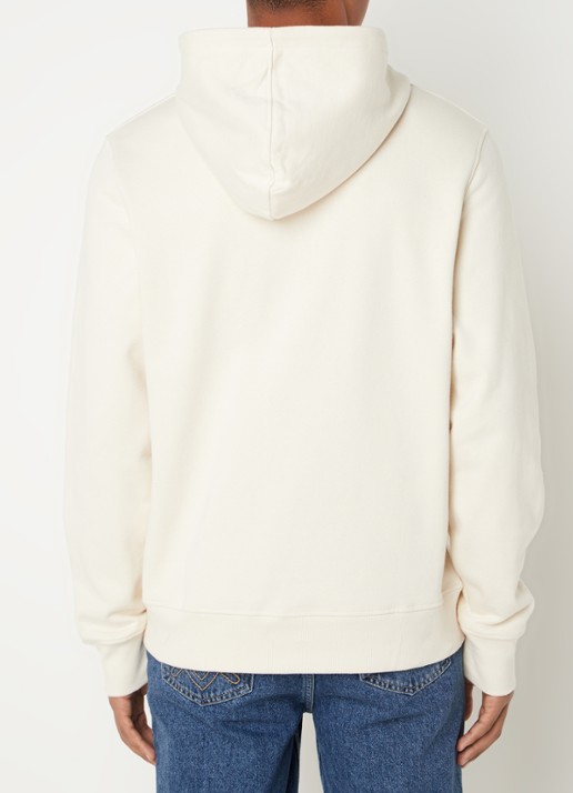 Daily Paper Alias hoodie met logoborduring - achterkant ivoor