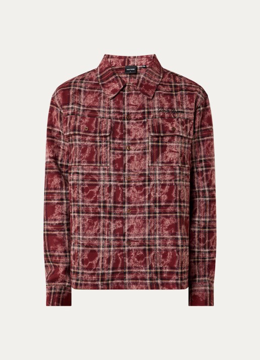 Daily Paper Check overshirt met ruitdessin