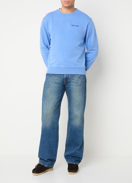 Daily Paper Dias sweater met logo - voorkant 2 blauw