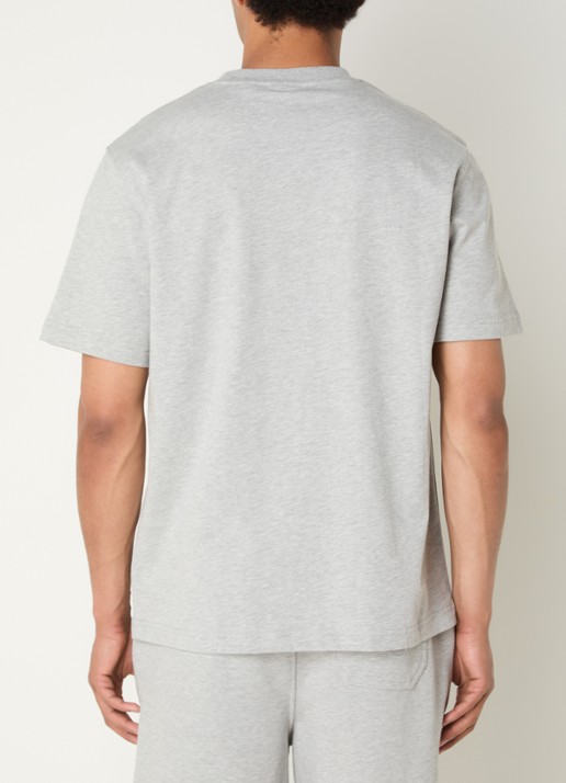 Daily Paper Dias T-shirt met logo - achterkant 4 grijs