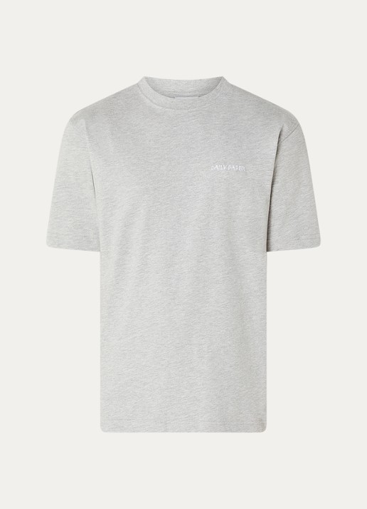 Daily Paper Dias T-shirt met logo - voorkant 2 grijs