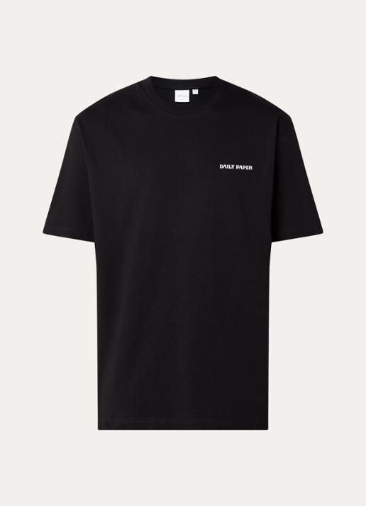 Daily Paper Dias T-shirt met logo - voorkant 3 zwart