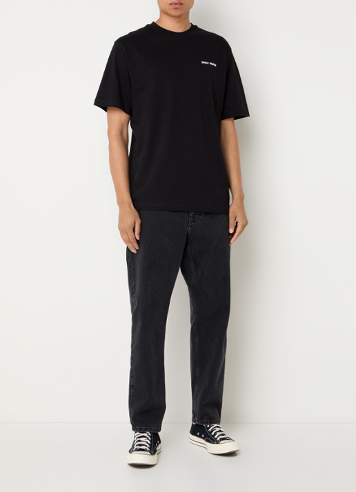 Daily Paper Dias T-shirt met logo - voorkant 4 zwart
