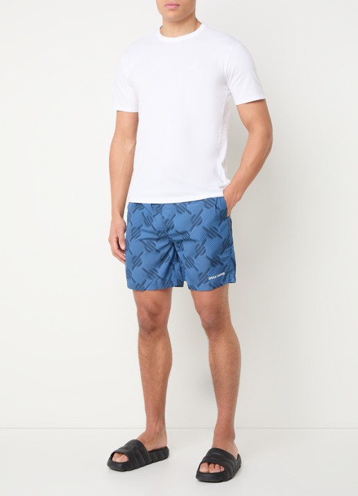 Daily Paper Dotted zwemshorts met stippenprint - voorkant 4 blauw