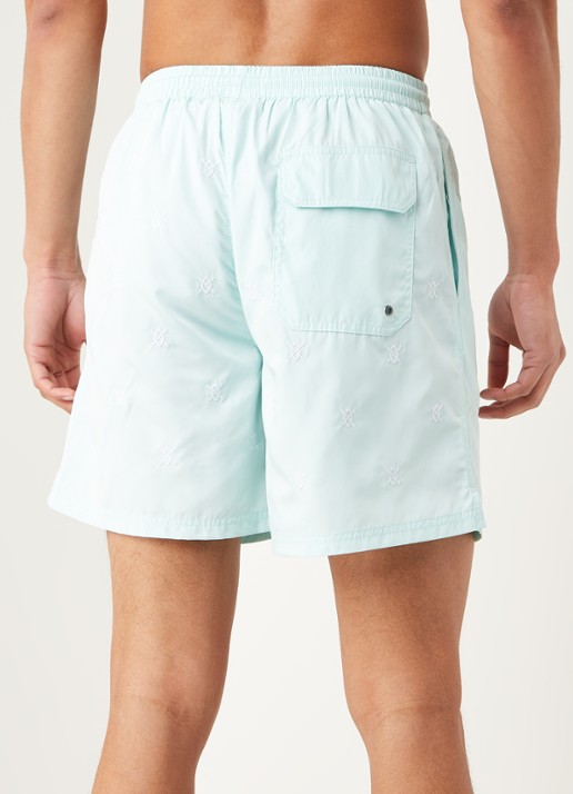 Daily Paper Eswim zwemshorts met logoprint en steekzakken - achterkant 4 mint