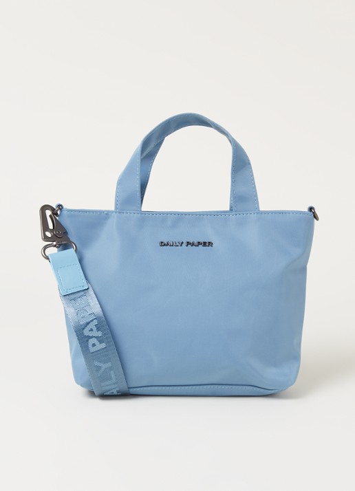 Daily Paper Etiny handtas met afneembare schouderriem - voorkant 3 blauw