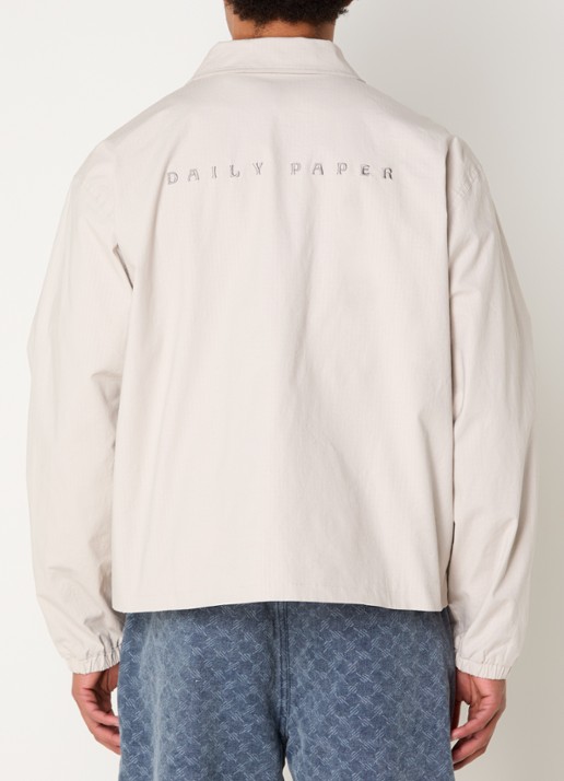 Daily Paper Jack met logoborduring - achterkant beige