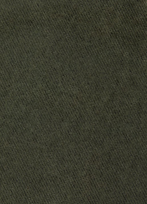 Daily Paper Low waist loose fit jeans van corduroy - detail 3 olijfgroen