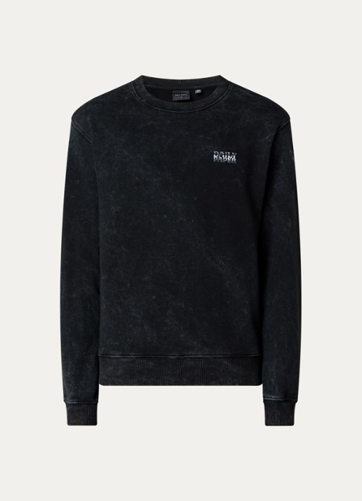 Daily Paper Metallic shield sweater met front- en backprint