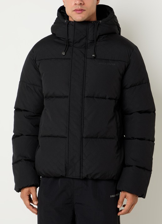 Daily Paper Monogram puffer jack met steekzakken