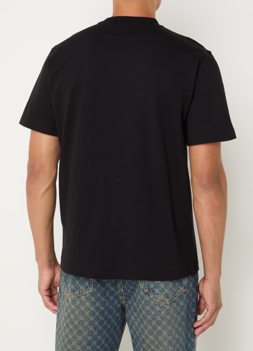 Daily Paper Orbit T-shirt met logo - achterkant 2 zwart