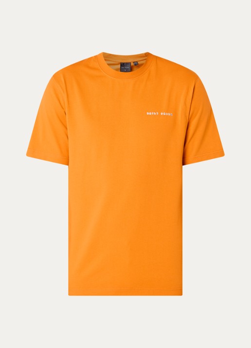 Daily Paper Origami T-shirt met logo- en backprint - voorkant 3 orange
