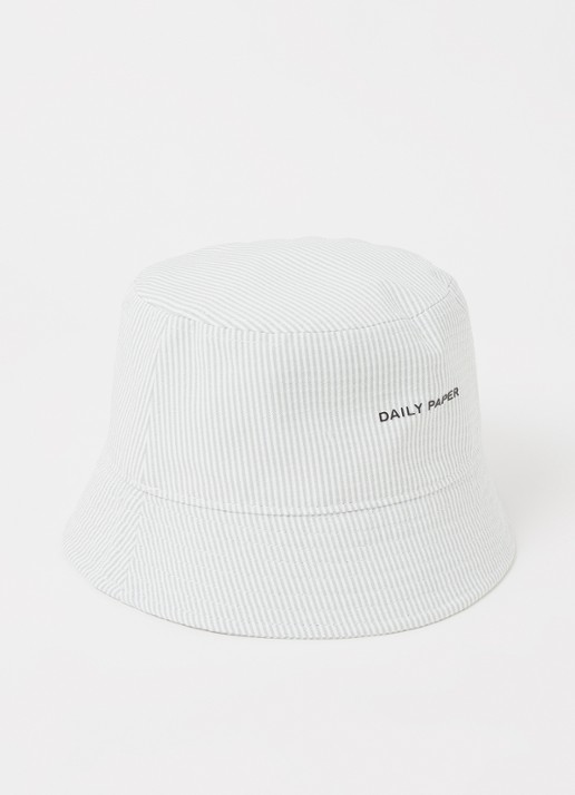 Daily Paper Rebuk bucket hoed met logo - voorkant lichtgroen