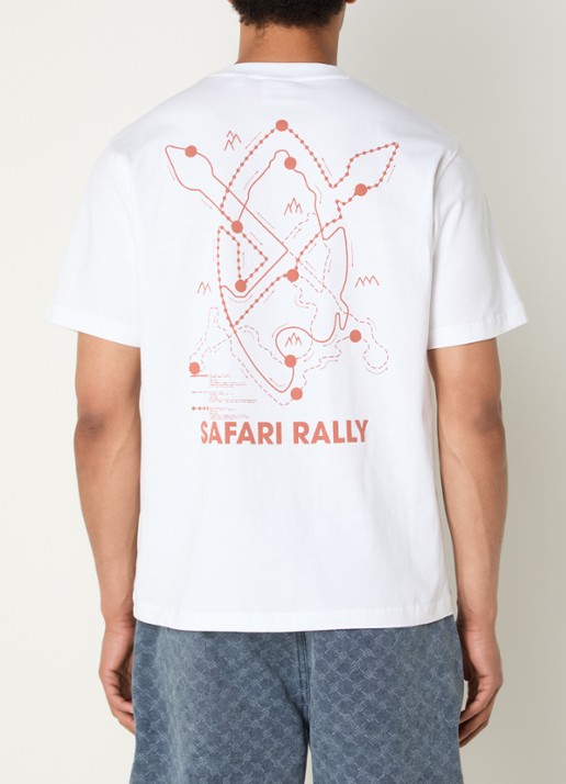 Daily Paper Safari Rally T-shirt met logo- en backprint
