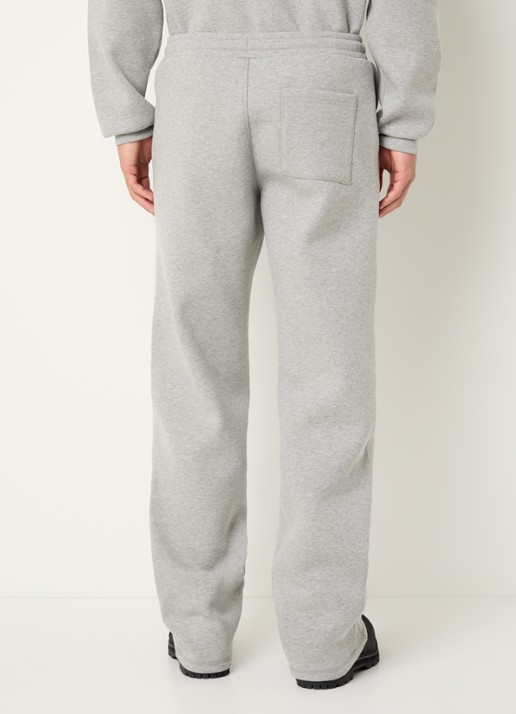 Daily Paper Straight fit joggingbroek met steekzakken - achterkant 3 grijsmele