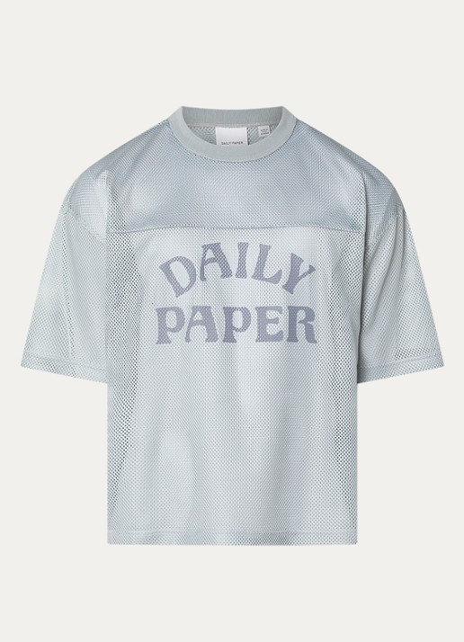 Daily Paper T-shirt van mesh met logoprint