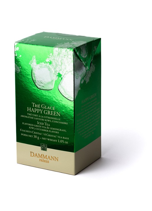DAMMANN Frères Ice Tea Happy Green theezakjes 6 x 30 gram
