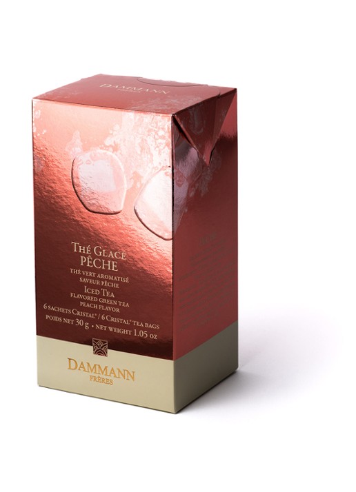 DAMMANN Frères Ice Tea Peche theezakjes 6 x 30 gram