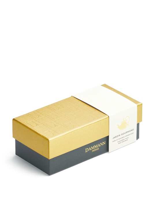 DAMMANN Frères Jardin Gourmand losse thee set in geschenkdoos 3 x 30 gram