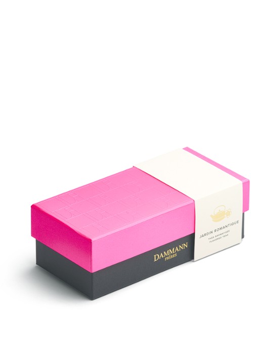 DAMMANN Frères Jardin Romantique losse thee set in geschenkdoos 2 x 30 gram met thee-ei