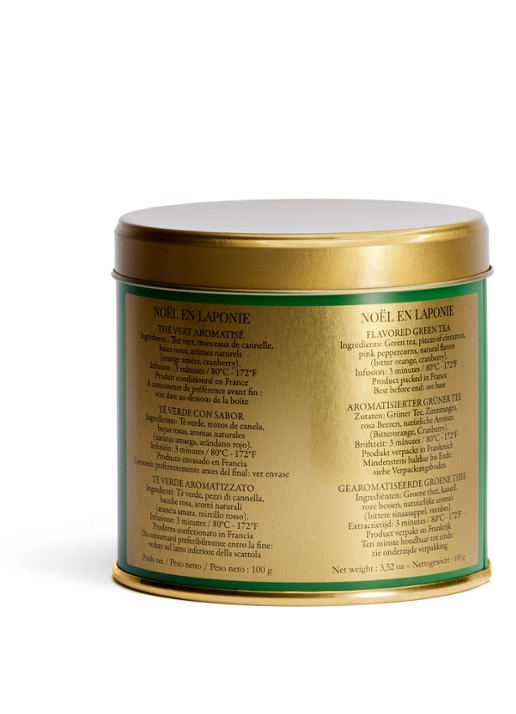 DAMMANN Frères Losse kerstthee 100 gram - achterkant undefined