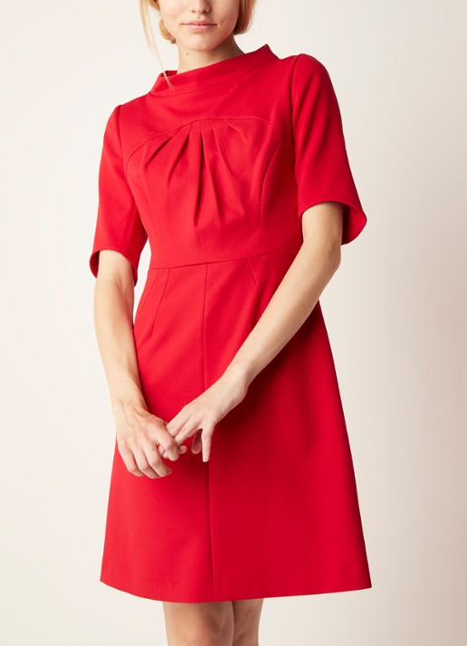 Damsel in a Dress Lynix Dress Red 08 - detail rood